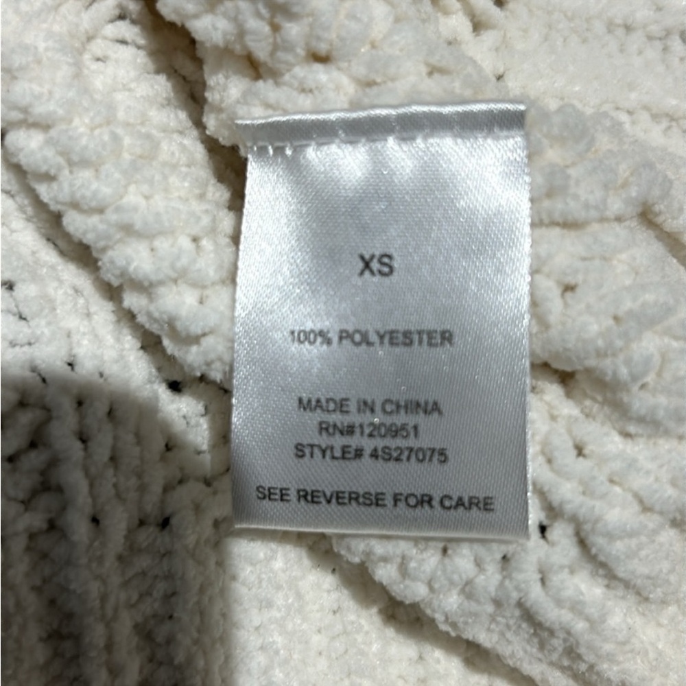 Super soft XS Sweater Zip / Collar new - Picture 3 of 4